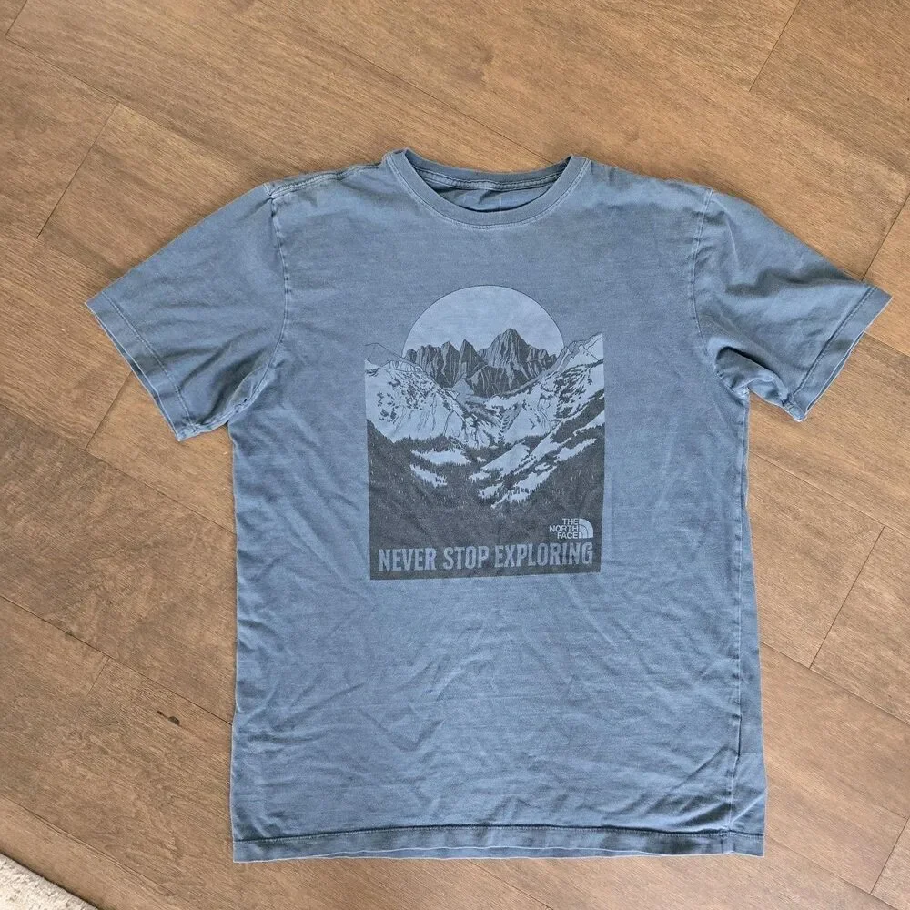The North Face Short Sleeve T-Shirt  Blue Green Size M